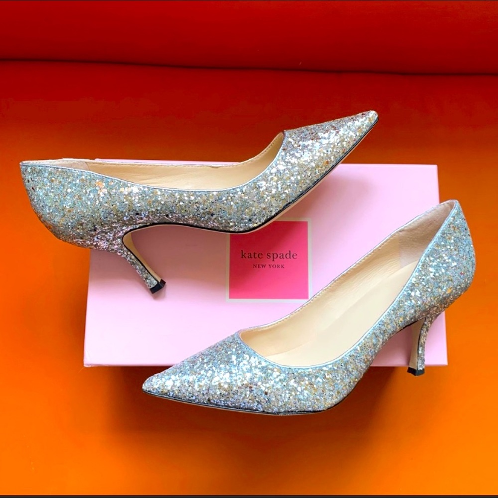 KATE SPADE PARTY HEELS!!!! 9 1/2 BRAND NEW